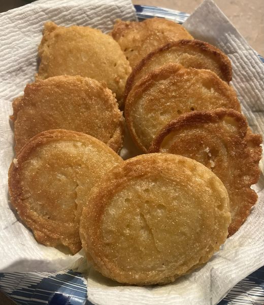 ¡un poco de pan de maíz con agua caliente! Finalmente he dominado la receta