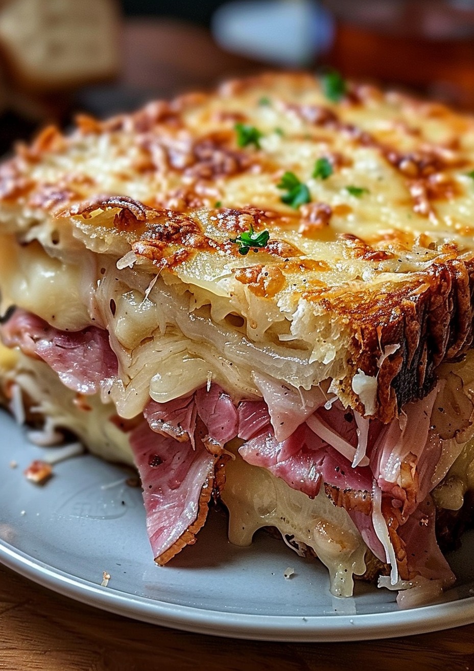 Reuben al horno casero