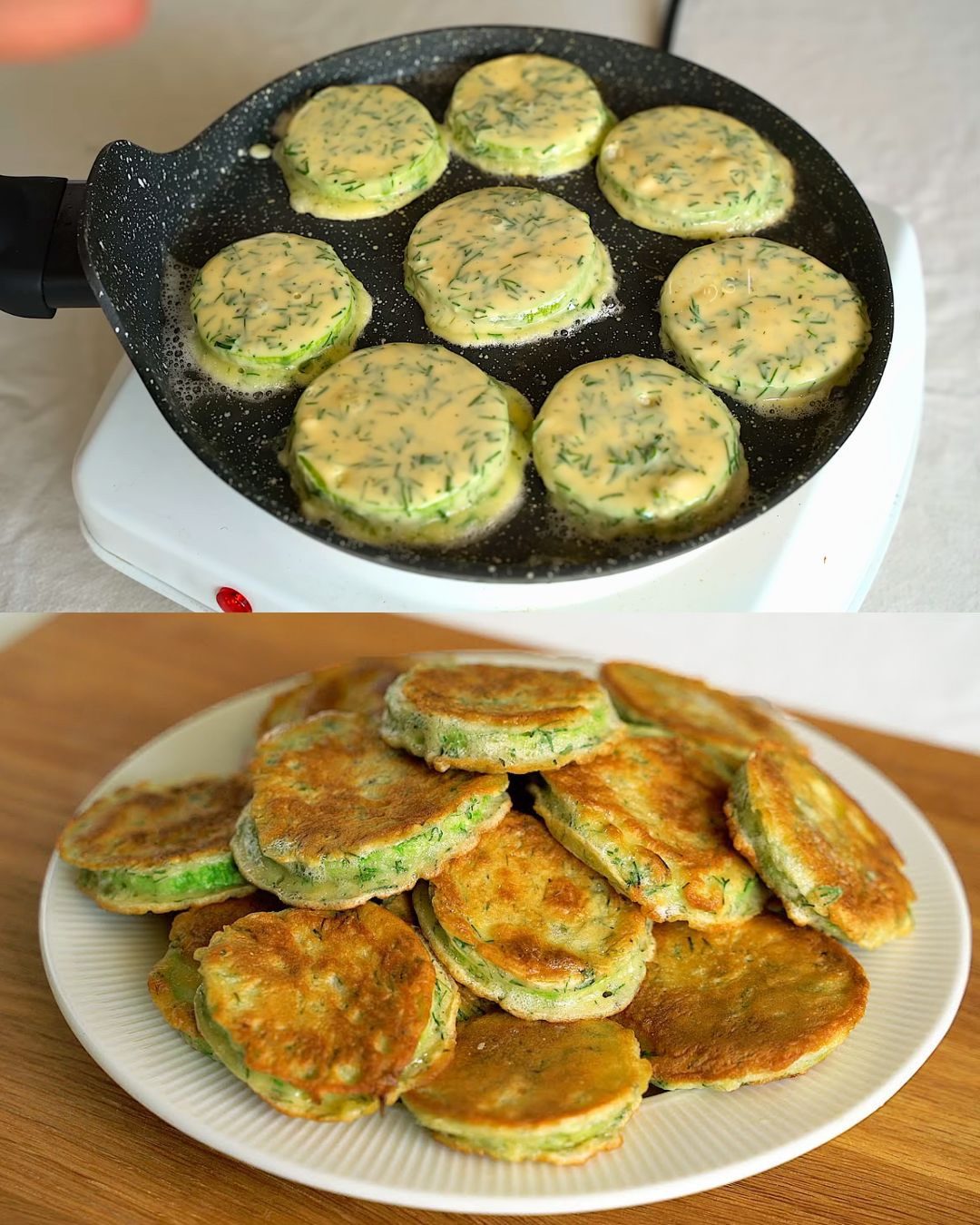 Mi abuela come estas tortitas de calabacín y adelgazó en tan solo un mes. ¡Fáciles y ricas!